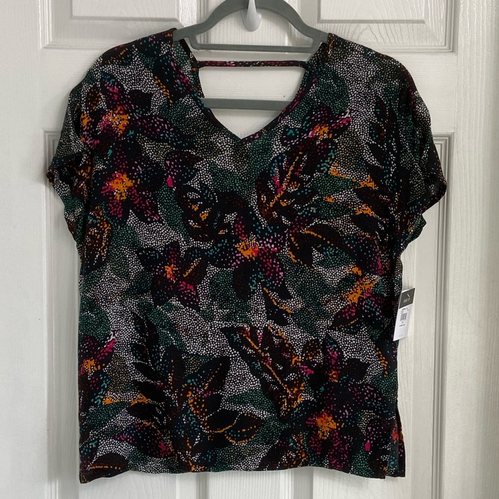 O’Neill Koda Cover Up Top XXS Multicolor Beach Summer Pool NWT